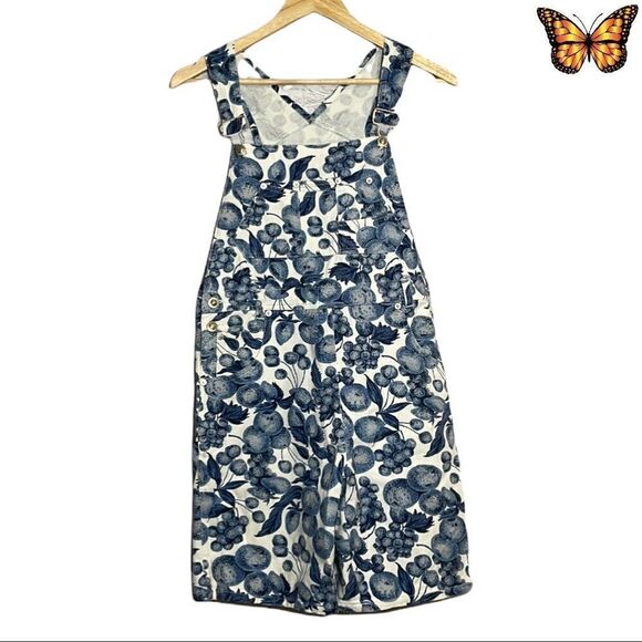 METRO Express Fruit Print Short Overalls Size 14 - Picture 1 of 10